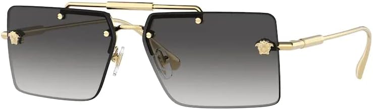 Versace VE2245 Rectangular Sunglasses for Women +BUNDLE with ACCESSORY EYEWEAR KIT