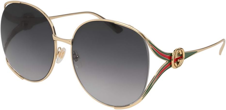 Gucci - GG0225S-001-gold, Gold (1/Grey), 63