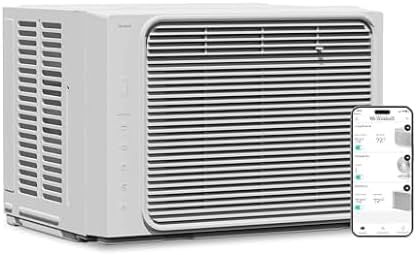 Windmill 5,000 BTU Lite Window Air Conditioner, Cools up to 150 sq ft | Easy Install, Voice-Enabled, Remote Control & App Control, Energy-Efficient AC Unit for Small Spaces