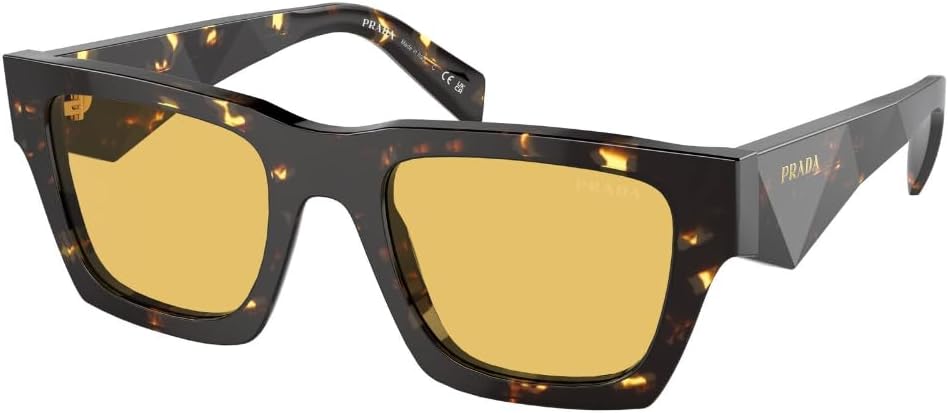 Prada Sunglasses PR A 6 S 16O10C Tortoise Black Malt Yellow