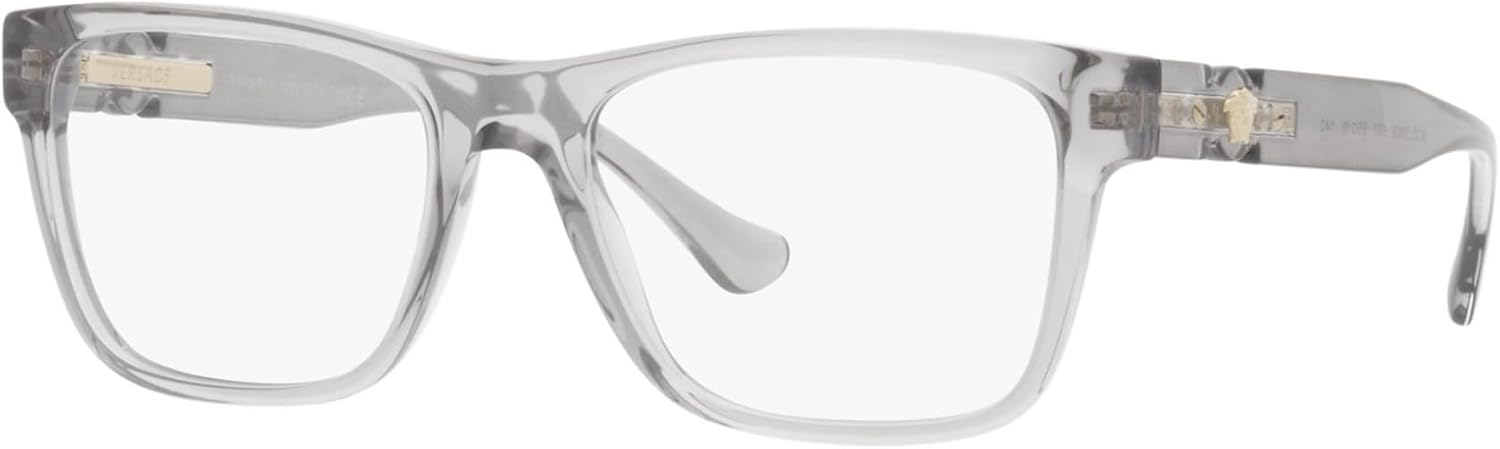 Versace VE3303-593 Eyeglass Frame TRANSPARENT GREY w/DEMO LENS 55mm