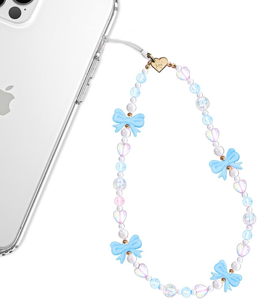 VELVET CAVIAR Phone Charm Wrist Strap - Cute Beaded Cellphone Wristlet - Lanyard Accessory for Women - Fits all Phone Cases