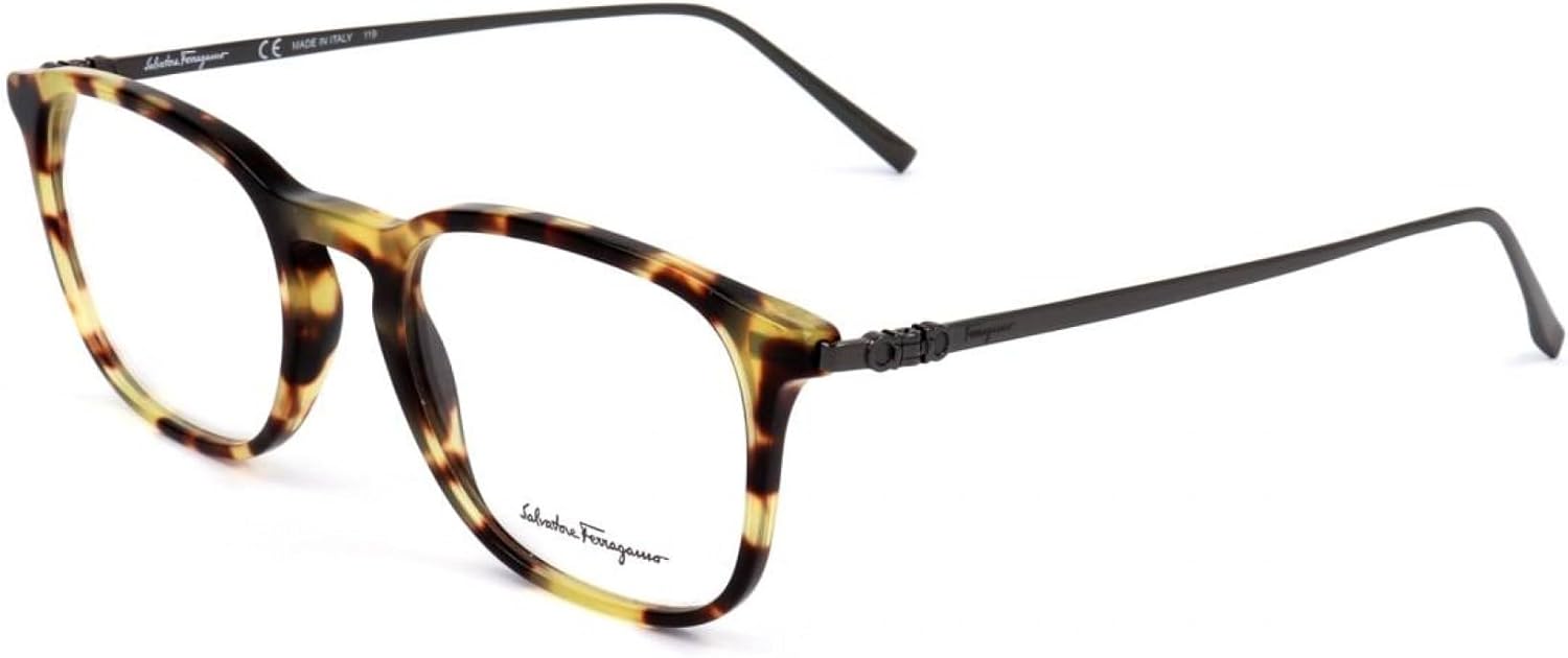SALVATORE FERRAGAMO Rectangular Eyeglasses SF2846 281 Vintage Tortoise/Gunmetal 53mm 2846