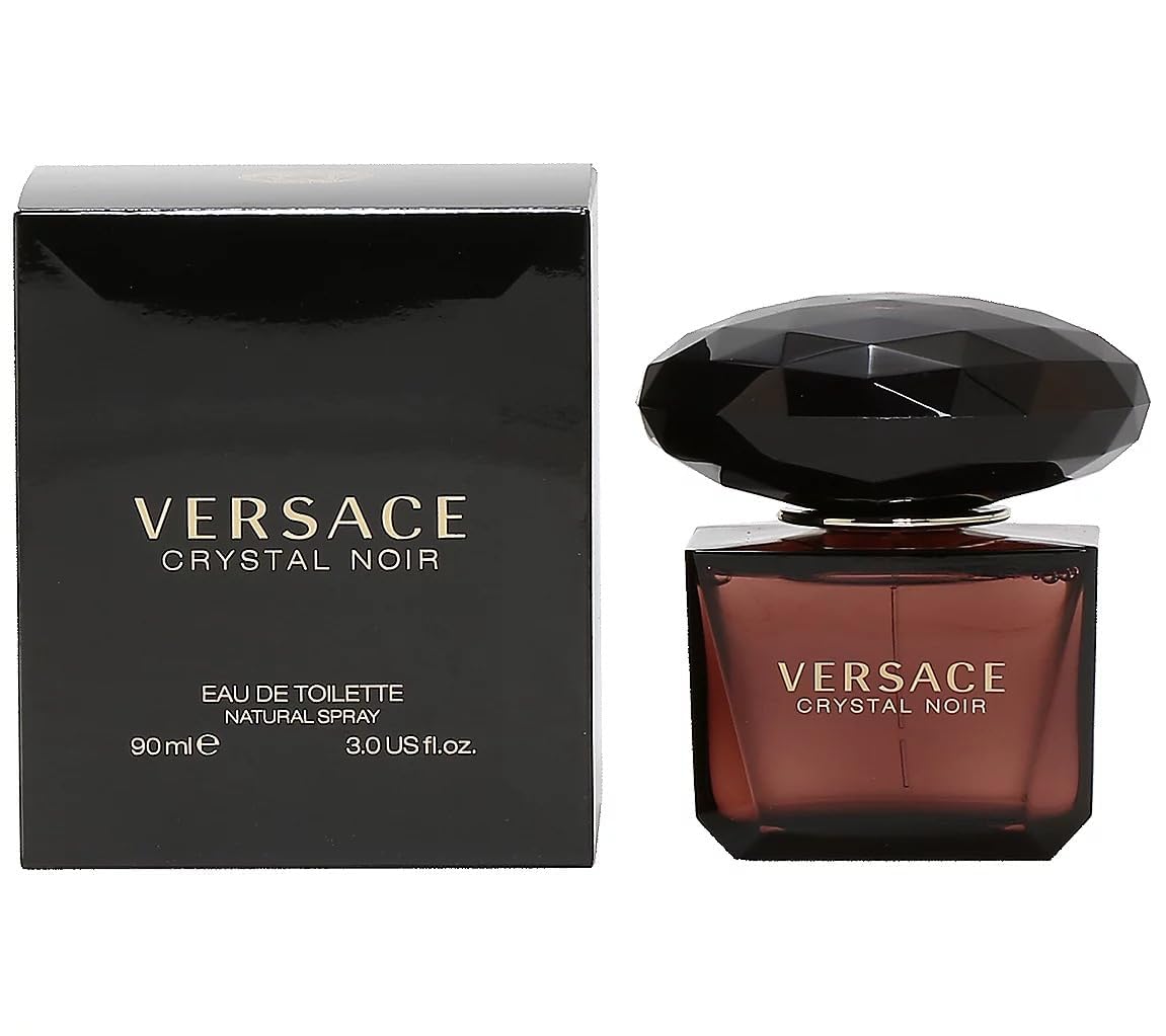 VERSACE Crystal Noir Eau De Parfum Spray for Women, 3 Ounce