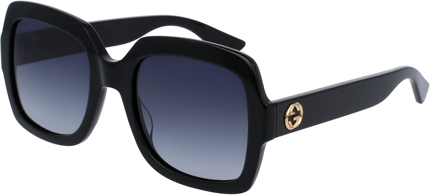Gucci Grey Square Ladies Sunglasses GG0036SN 001 54