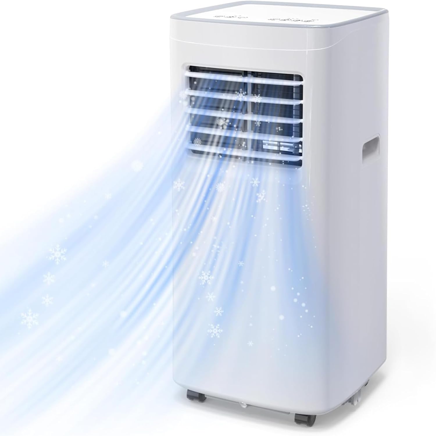 Coolblus Portable Air Conditioners, 8400 BTU air conditioner Cools Up to 350 Sq.Ft, 3 in 1 Portable AC with Remote, 24H Timer, Sleep Mode, Window Kit & Filter Brush, No Wall Required