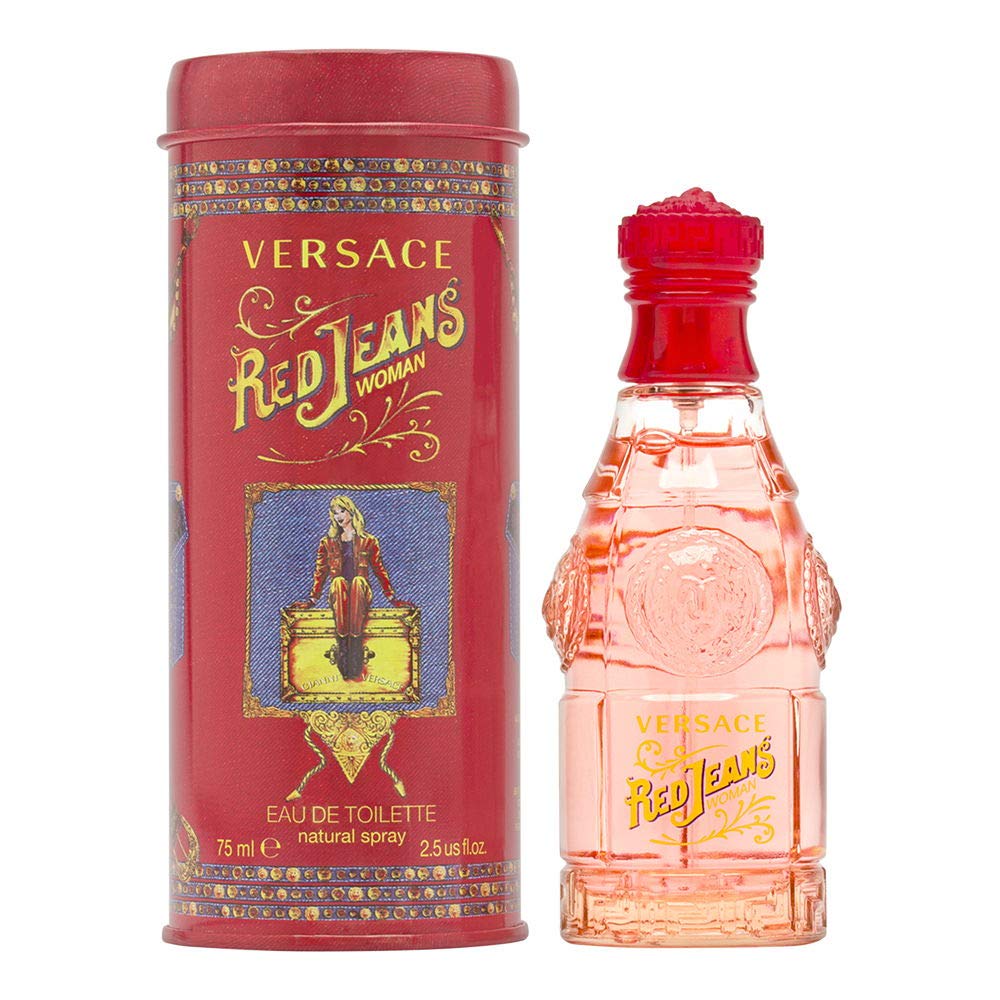 Versace Red Jeans for Women 2.5 oz Eau de Toilette Spray