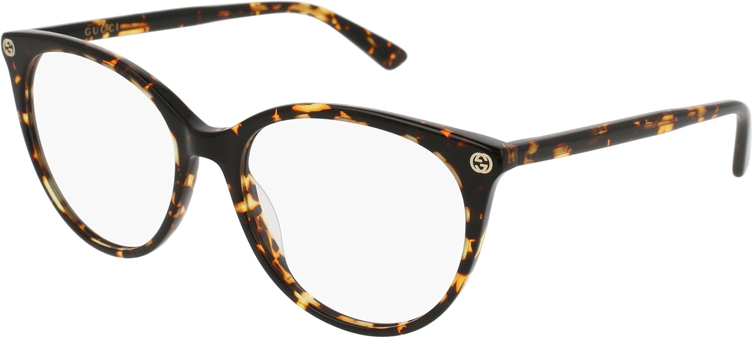 Eyeglasses Gucci GG 0093 O- 002 002 AVANA / AVANA, 53/17/140