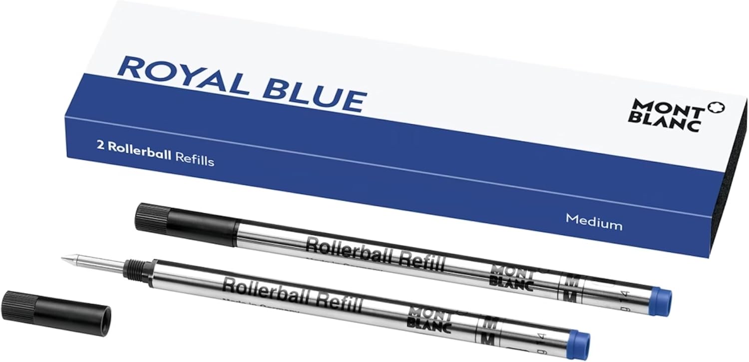 Montblanc - 2 Rollerball Refills Royal Blue M (medium)