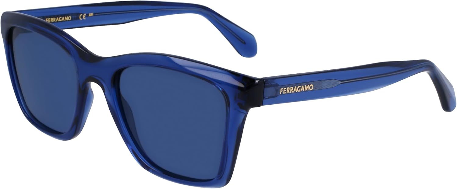 FERRAGAMO Sunglasses SF 2001 S 432 Transparent Blue