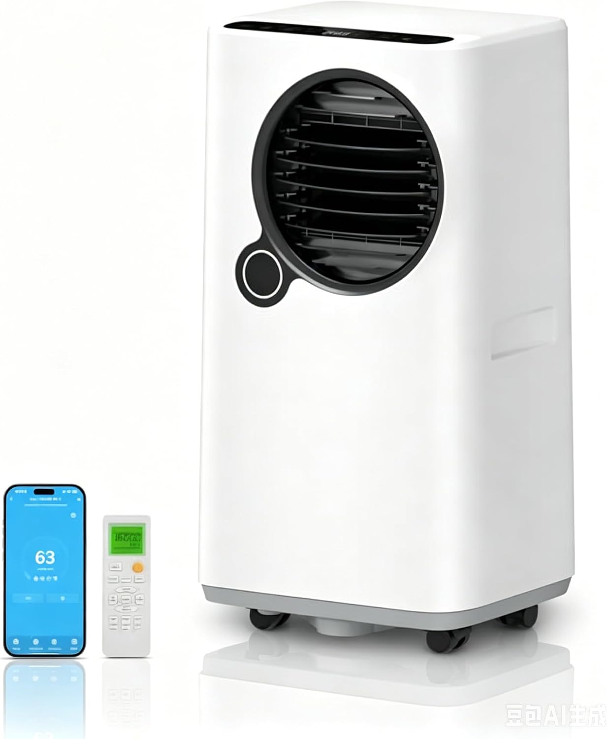16000 BTU Portable Air Conditioners for Rooms Up to 700 Sq.Ft, WiFi App & Remote Control, 5-in-1 Portable AC Unit with Cooling, Fan, Dehumidifier, Sleep Mode, 24H Timer, Window Kit Included