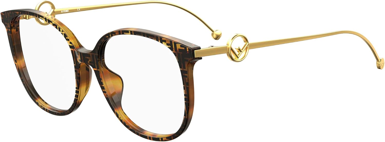 Eyeglasses Fendi 0425 /F 0086 Dark Havana / 00 Demo Lens
