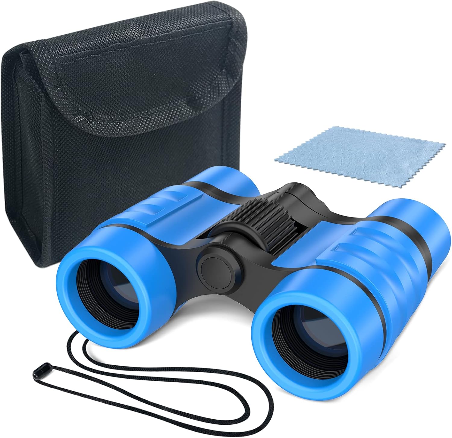 ESSENSON Binoculars for Kids, Blue | Toys Gifts for Age 3-10+ Years, Boys Girls Telescope, Outdoor Sports & Bird Watching, Birthday Presents