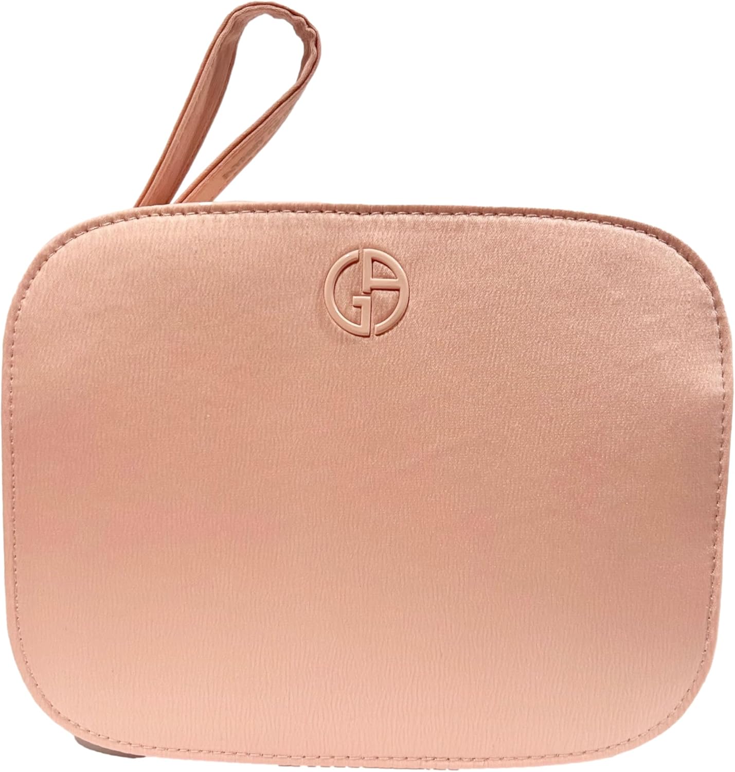 GIORGIO ARMANI NUDE Cosmetic Zip Clutch Pouch Makeup Fragrance Bag (8.25L X 6.5H X 2.75W) - GIFT BAG 4575