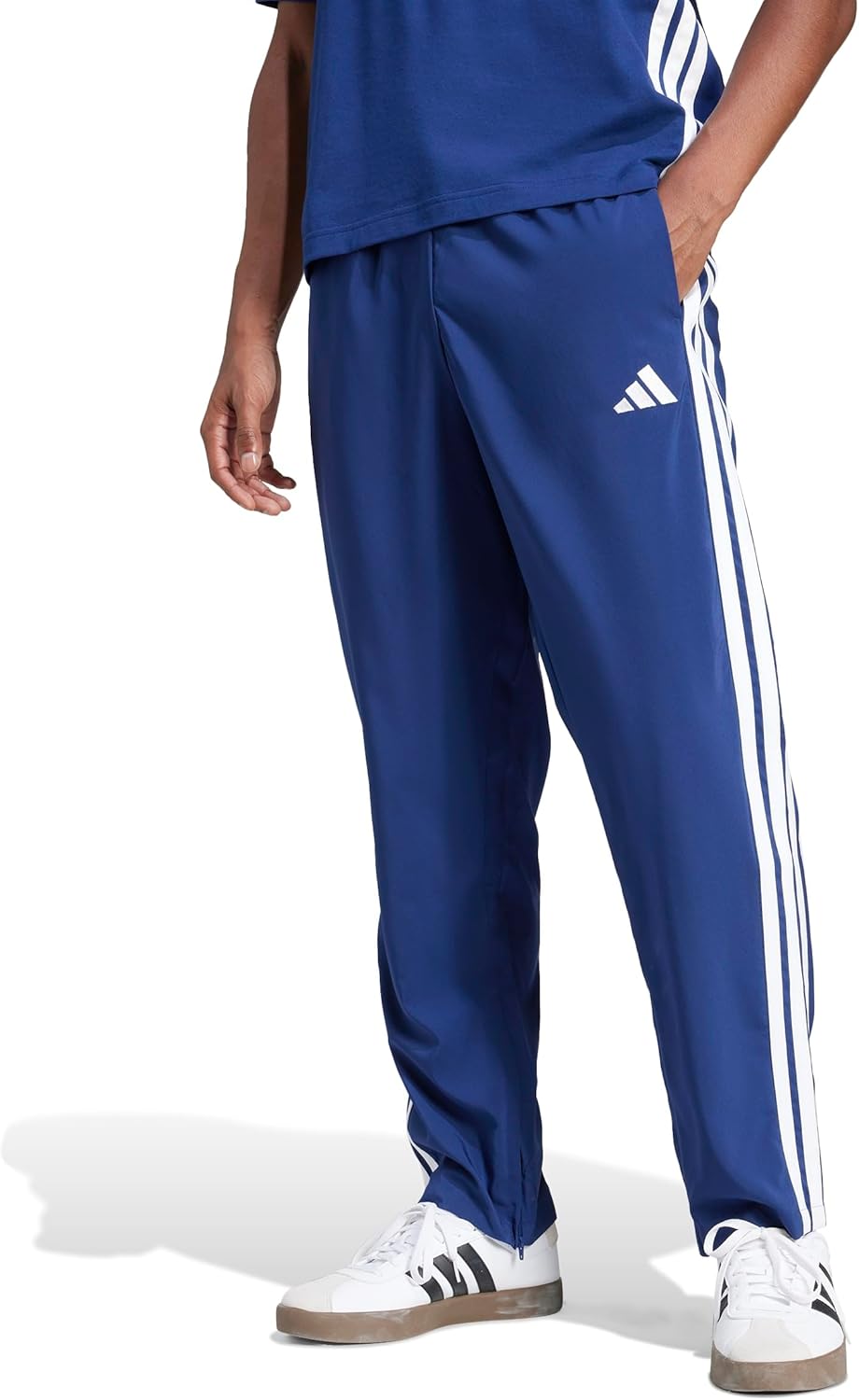 adidas Men's Essentials 3-Stripes Open Hem Stanford Pants