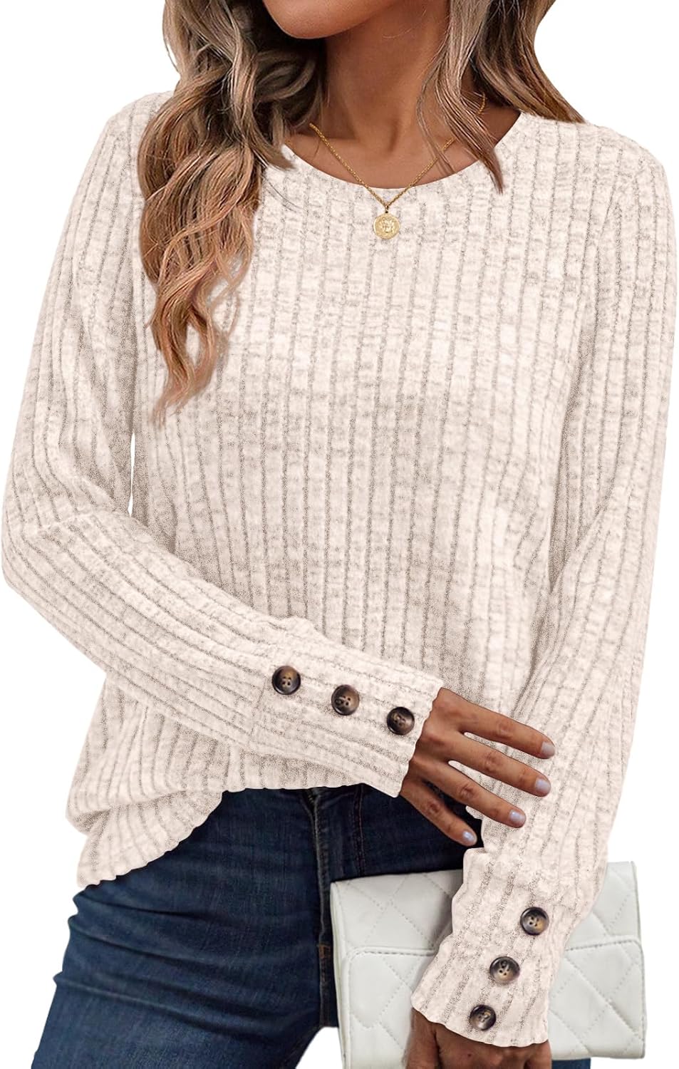 AUTOMET Women's Long Sleeve Shirts Fall Sweaters Lightweight Cute Tunic Tops Trendy Fashion Clothes 2026 Outfits