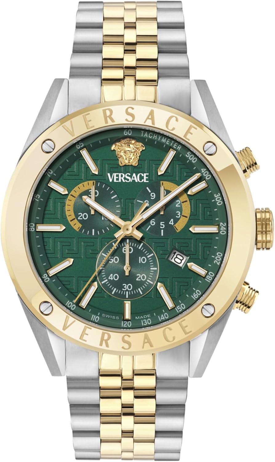 Versace Athletic Leather Watch