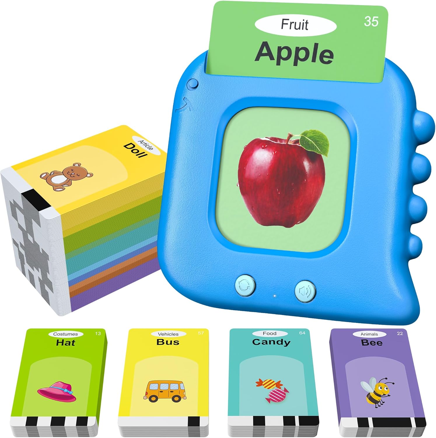 Talking Flash Cards,Kids Toddler Flash Cards with 240 Sight Words,Montessori Toys,Autism Sensory Toys,Speech Therapy,Learning Educational Gifts for Age 4 5 6 Years Old Boys and Girls