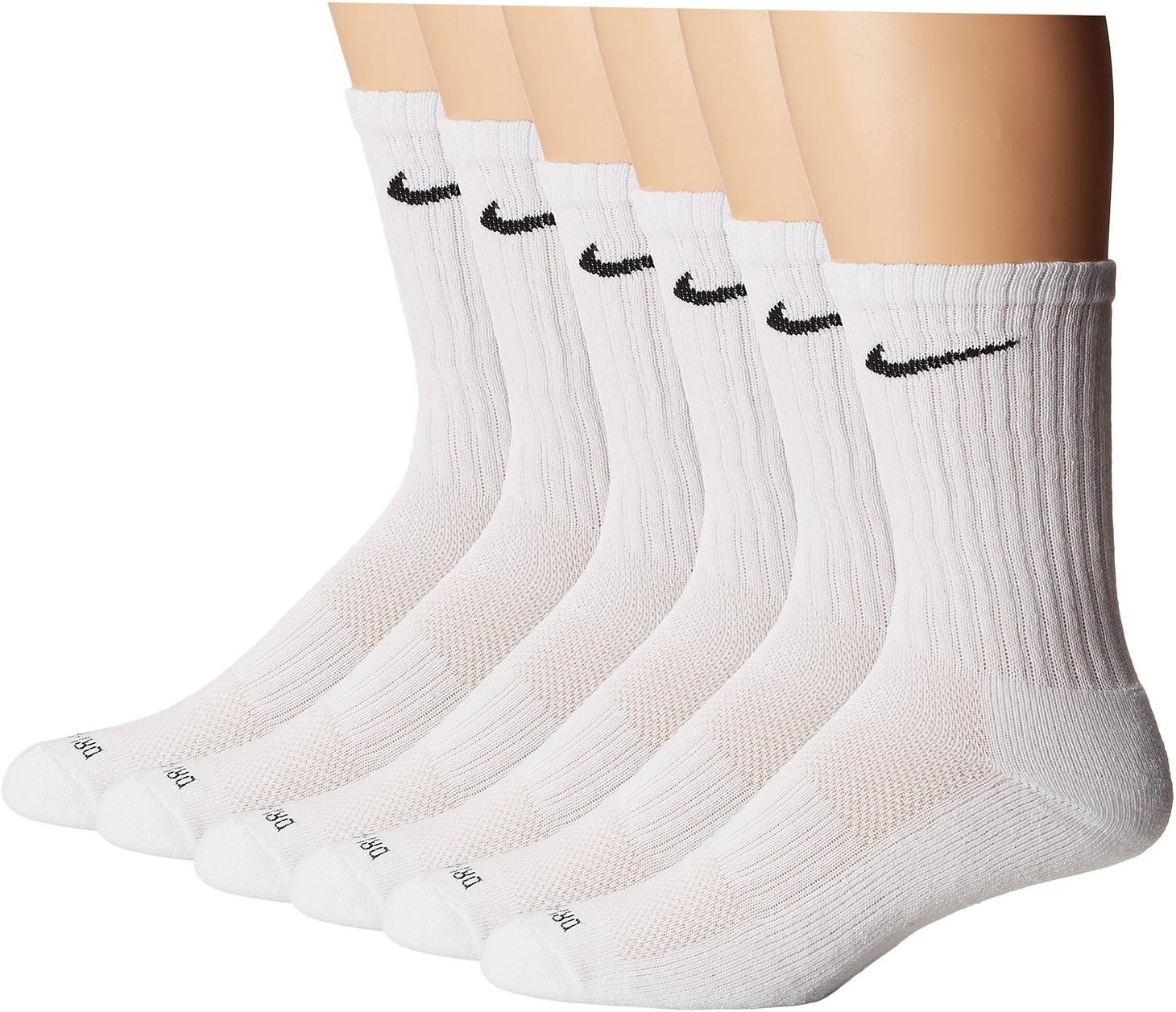 NIKE Performance Cushion Crew Socks with Bag (6 Pairs)