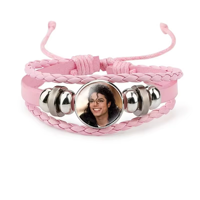 Michael Jackson Figures Bracelet Cartoon Anime Chain Bracelet Man Fashion Accessories Decorations Birthday Gifts - AliExpress 36