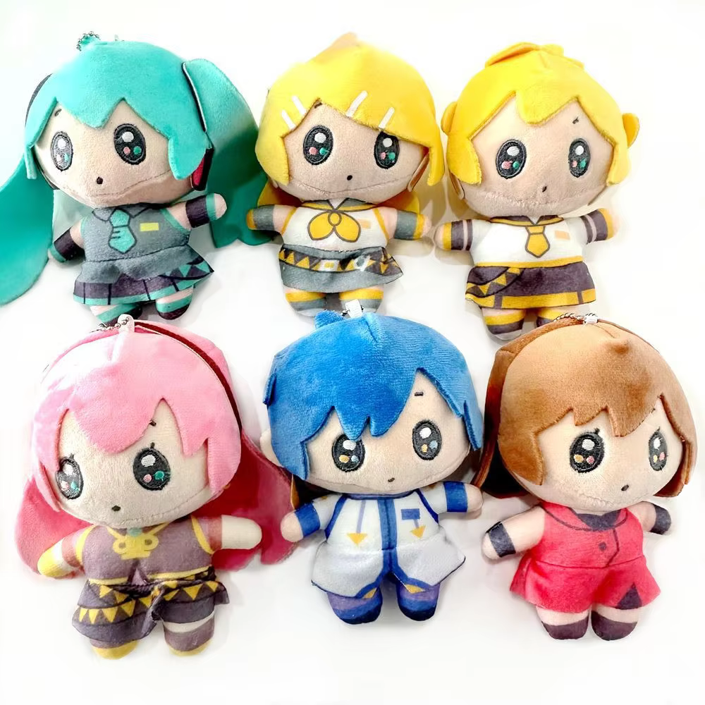 1 Pc Anime Hatsune Miku Plush Doll Kagamine Rin Len Megurine Luka MEIKO KAITO Action Figures Collection Gift Toy