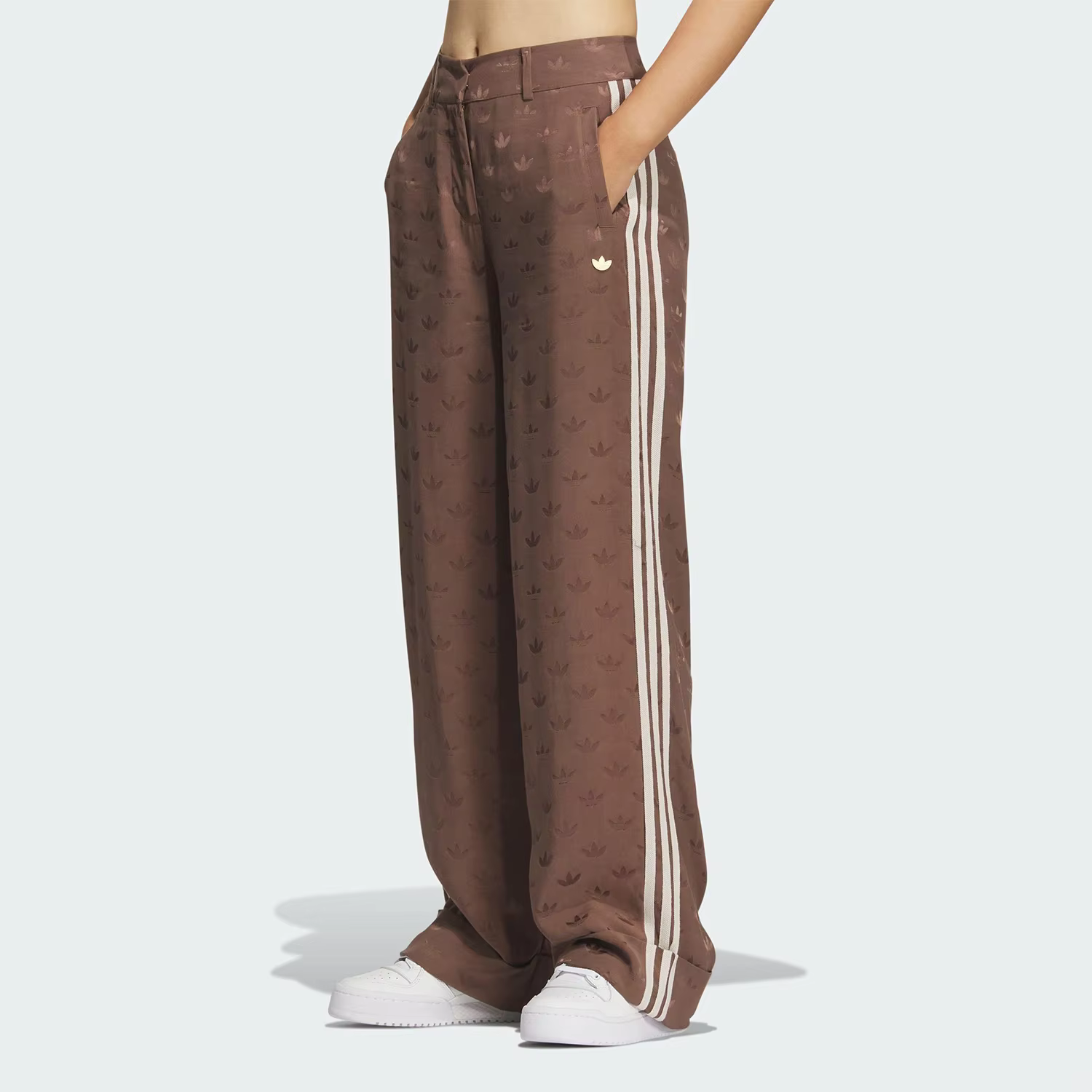 Adidas Originals Trefoil Women's Loose Woven Vintage Sports Pants KF4940