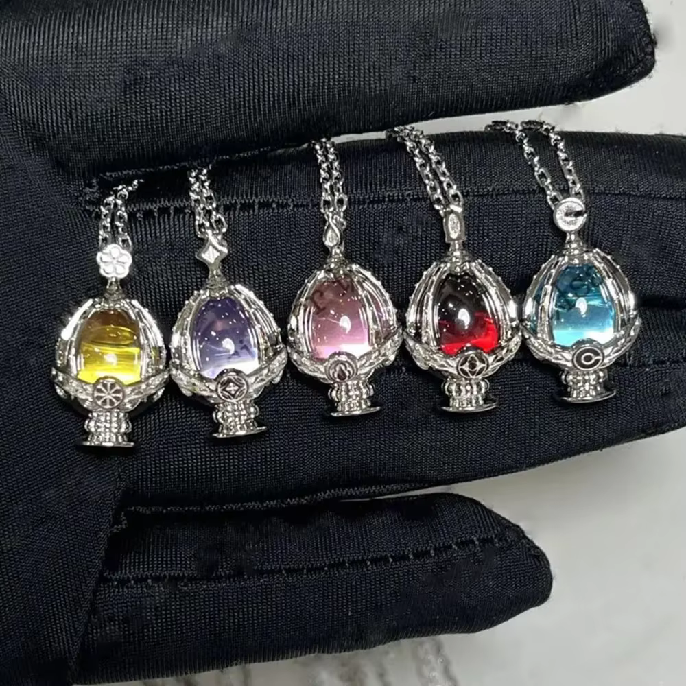 Anime Puella Magi Madoka Magica Kaname Madoka Akemi Homura Cosplay Soul Gem Necklace Crystal Choker - AliExpress 36